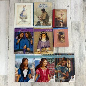 Lot of 9 American Girl Doll Books Kirsten Kaya Josefina Rebecca Marie Grace